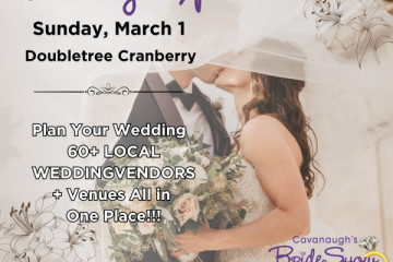 Cavanaughs DoubleTree Cranberry Wedding Expo - 1st March 2026