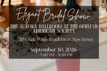 Wedding Show at The Aurora Ballroom at the German American Society - 30th September 2026